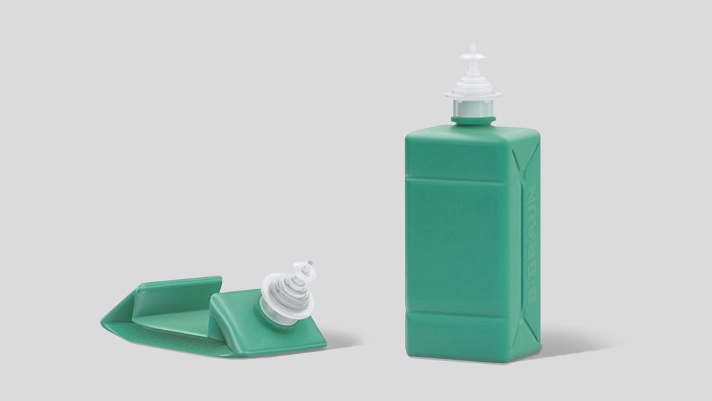 Foldable dispenser bottles