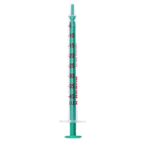Insulin syringe for U-40 Insulin without needle